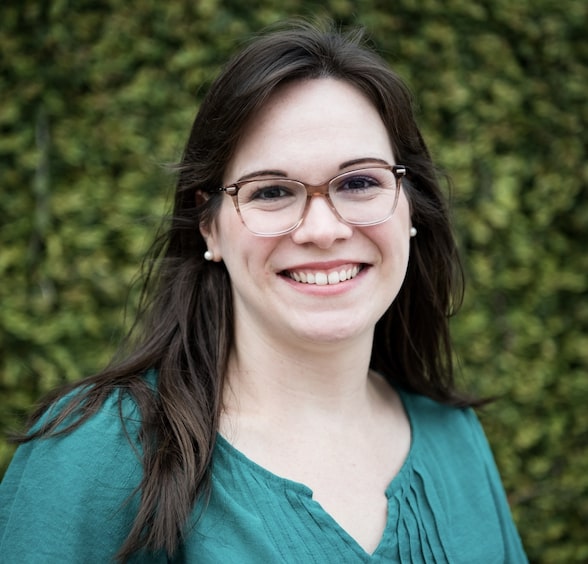 Katie Martin, ministry team leader at CrossWay Community Church in Crestview, FL smiling